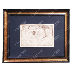 [Ню] Перкель Г. З. В погоне за счастьем. Гравюра. 1970 г.