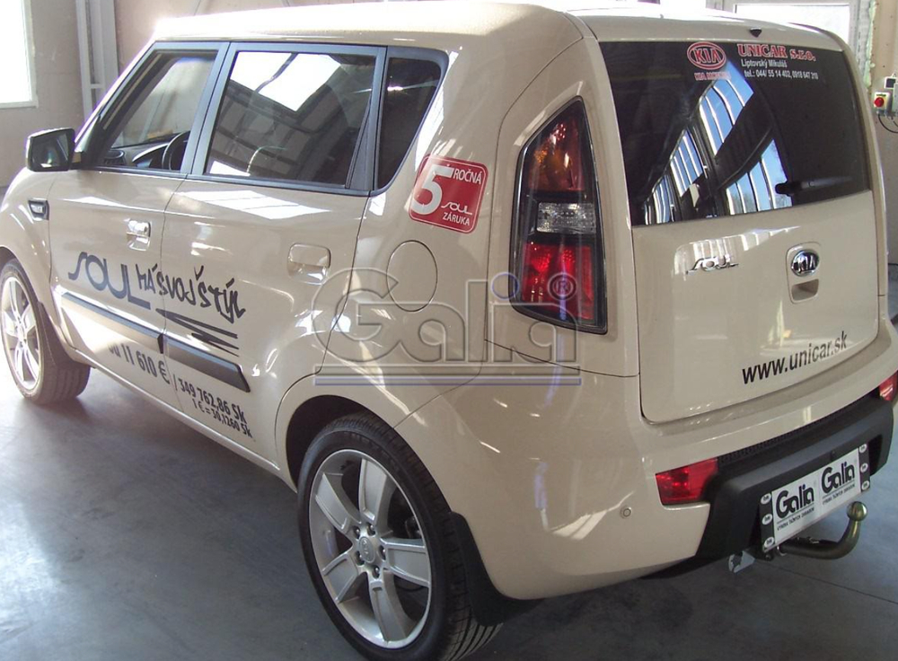 Фаркоп оцинкованный Galia K034A для Kia Soul 2008-2014(паспорт и сертификат в комплекте)(без электрики)