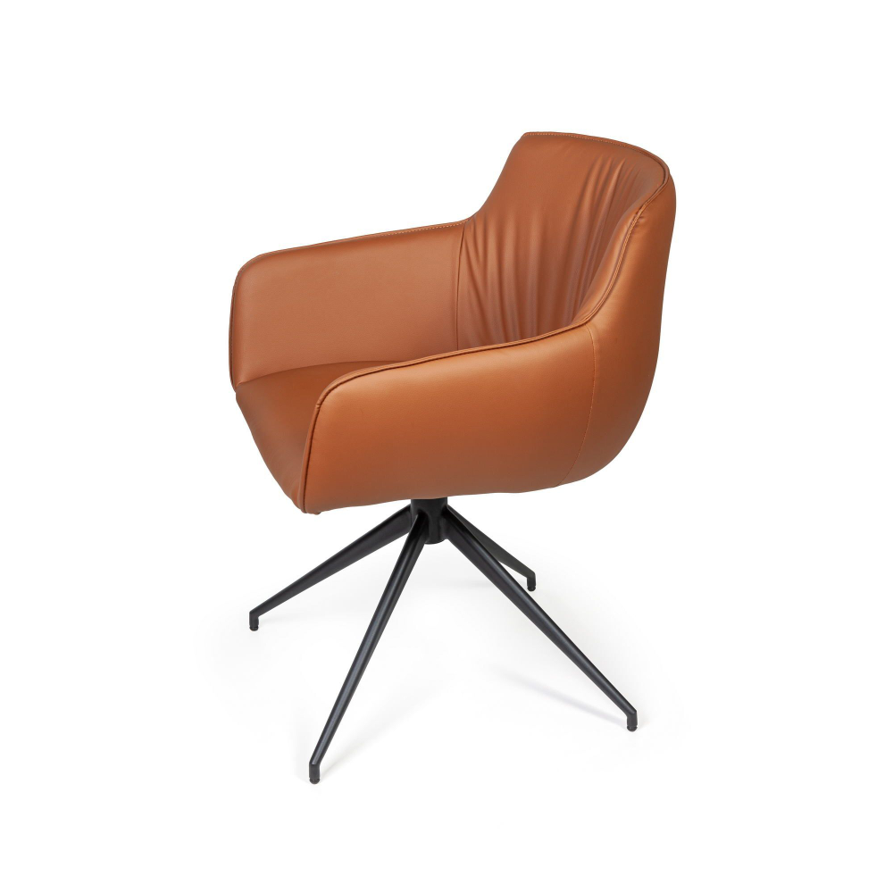 Полукресло Sofia, экокожа soft-touch, терракот