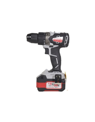 ИНТЕРСКОЛ ДА-13/36В 70 бесщеточная аккум. дрель-шуруп. Li-ion АПИ [814.2.2.70] { кейс, 2 аккум. 2,0Ач, ЗУ }