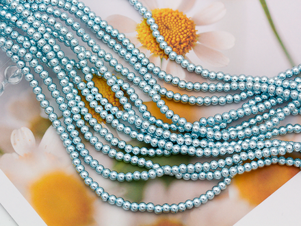 Нить бусин из гематита 4мм