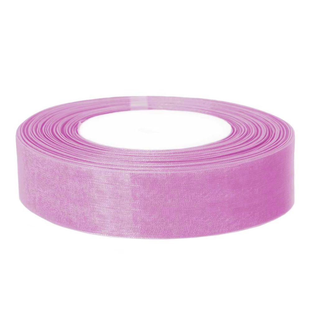 Лента органза сиреневый 2,5 см ДБ