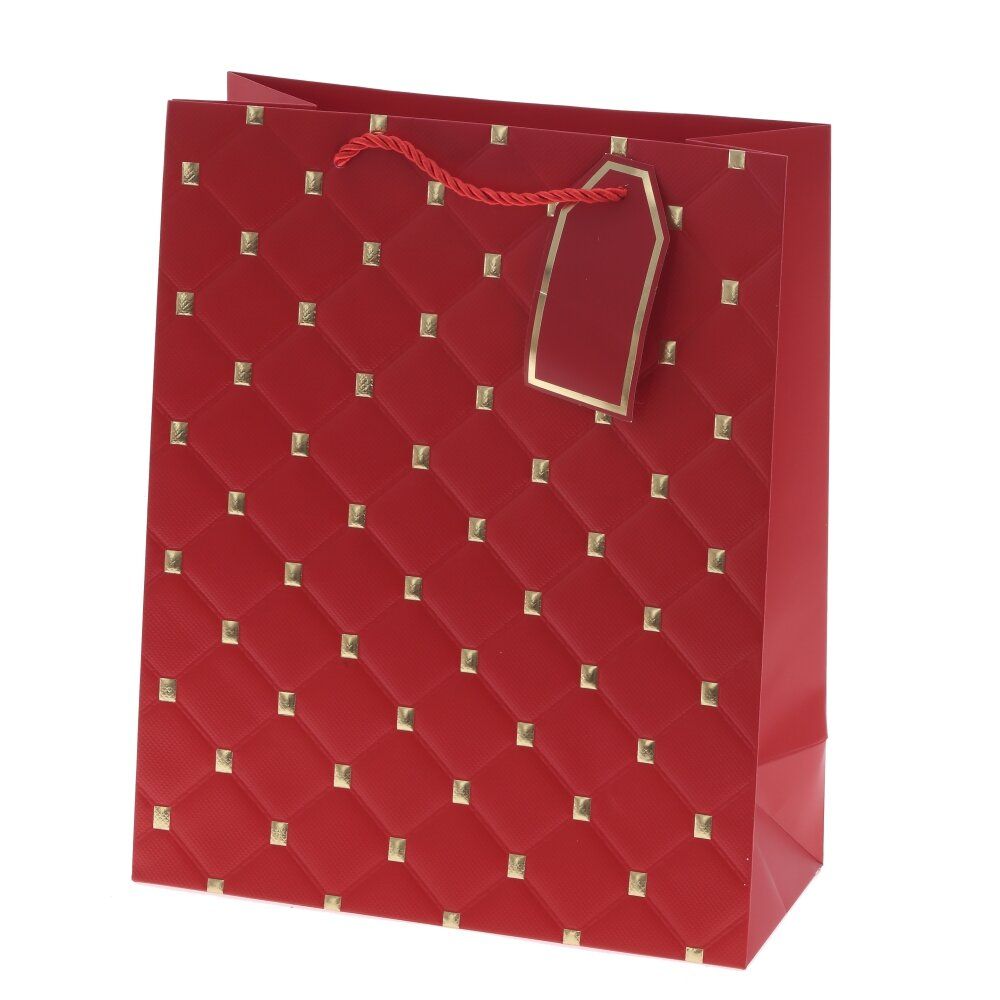 GAEM Пакет подарочный M (бумага 210г/м2, блок 12шт), L26 W12 H32 см, 8в.