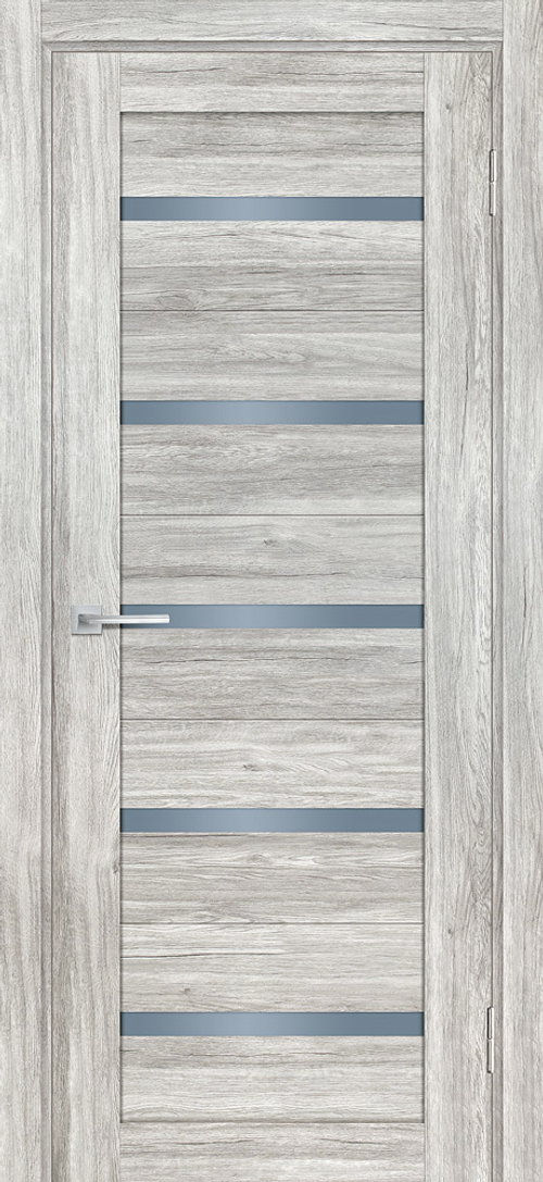 Дверь PSL- 7 / Цвет Сан-ремо серый / графит сатинат / Двери PROFILO PORTE