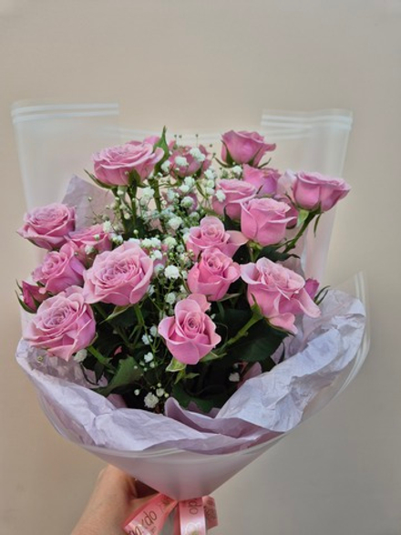 Роза кустовая букет