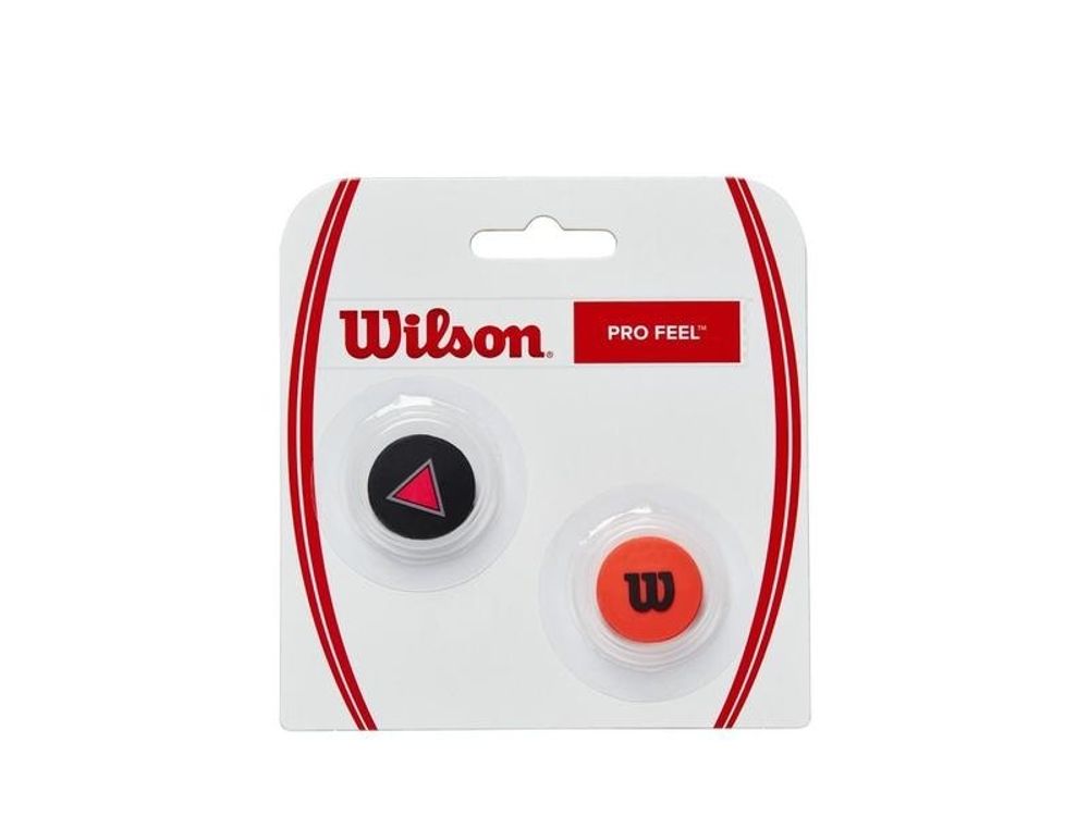 Виброгаситель теннисный Wilson Pro Feel Clash - red/black