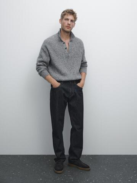 Massimo Dutti Джинсы свободного кроя, темно-синий