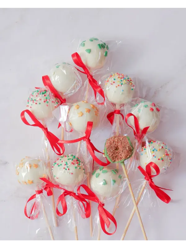 Пирожное попс белые 10 штук