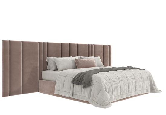 Кровать Калабрия с широким изголовьем