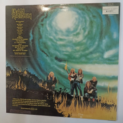 Винтажная виниловая пластинка LP Iron Maiden The Number Of The Beast (Россия 1993)