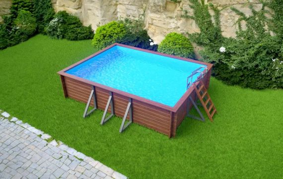 Морозоустойчивый сборный бассейн 5,4 х 4,0 м &quot;Илим&quot; прямоугольный