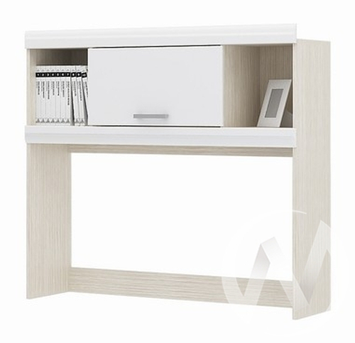 Надстройка стола Симба (дуб белфорт/белый глянец)