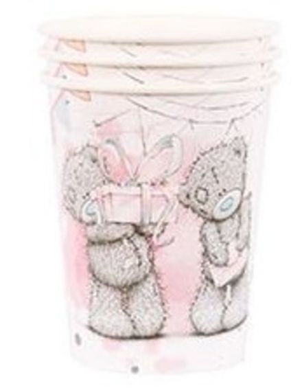 Стаканы "Мишка Тедди акварель"