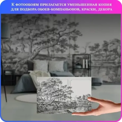 Фотообои на стену Деревья 400х270 см Luxury Walls AM38704