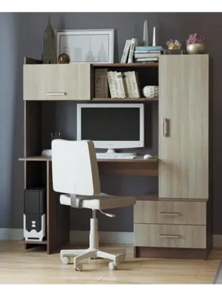 Стол компьютерный Ясень Шимо 153,4х57х160 см