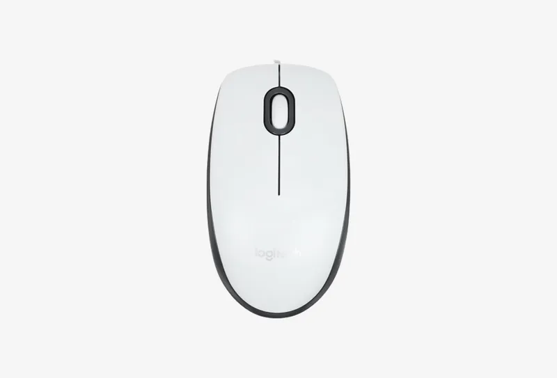 Мышь проводная Logitech M100r [910-005007] белый