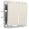 Выключатель одноклавишный Werkel с подсветкой айвори матовый W1110162 4690389184574