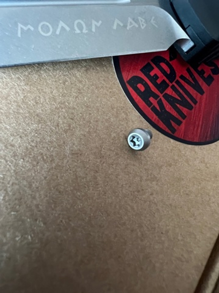 Винт для ножа Microtech Ultratech / UTX-85 серии А+++ - под TORX #8, светлый