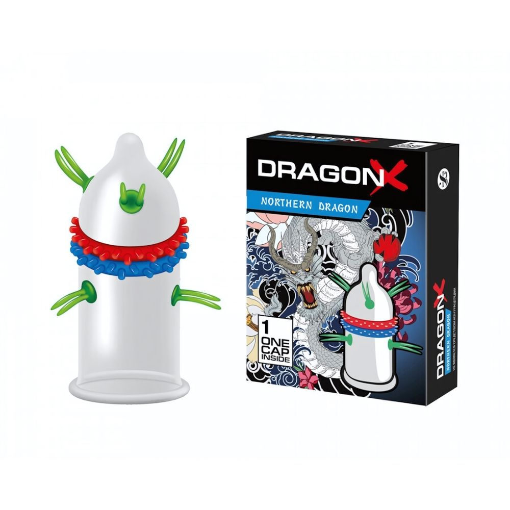 Насадка стимулирующая Sitabella Extender Northern Dragon с усиками 1 шт