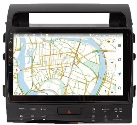 Магнитола для Toyota Land Cruiser 200 2008-2015 (климат на ШГУ, с JBL) - Vaycar VA77-9381-2K на Android 13, 8-ядер, 2K QLED, ТОП процессор, CarPlay,4G SIM-слот