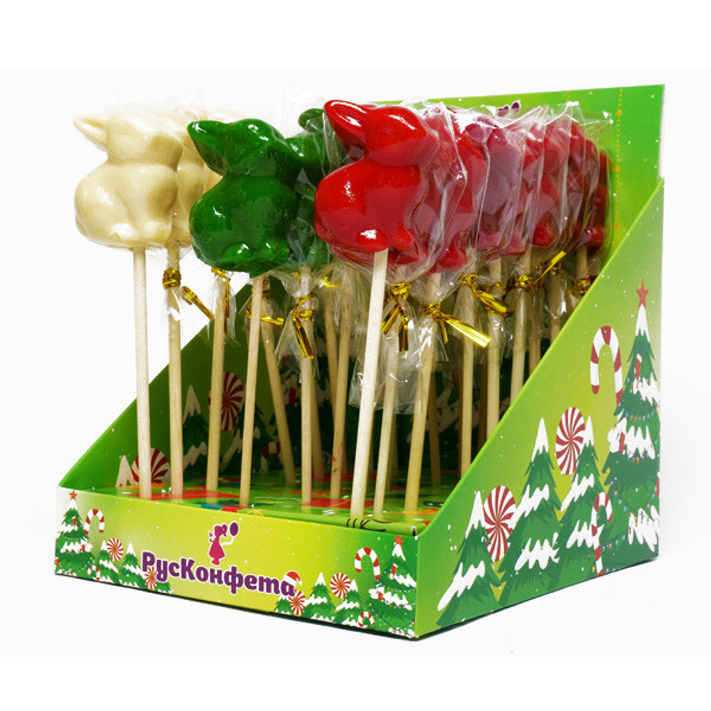 Карамель леденцовая "Кролик", вкус ассорти 30г