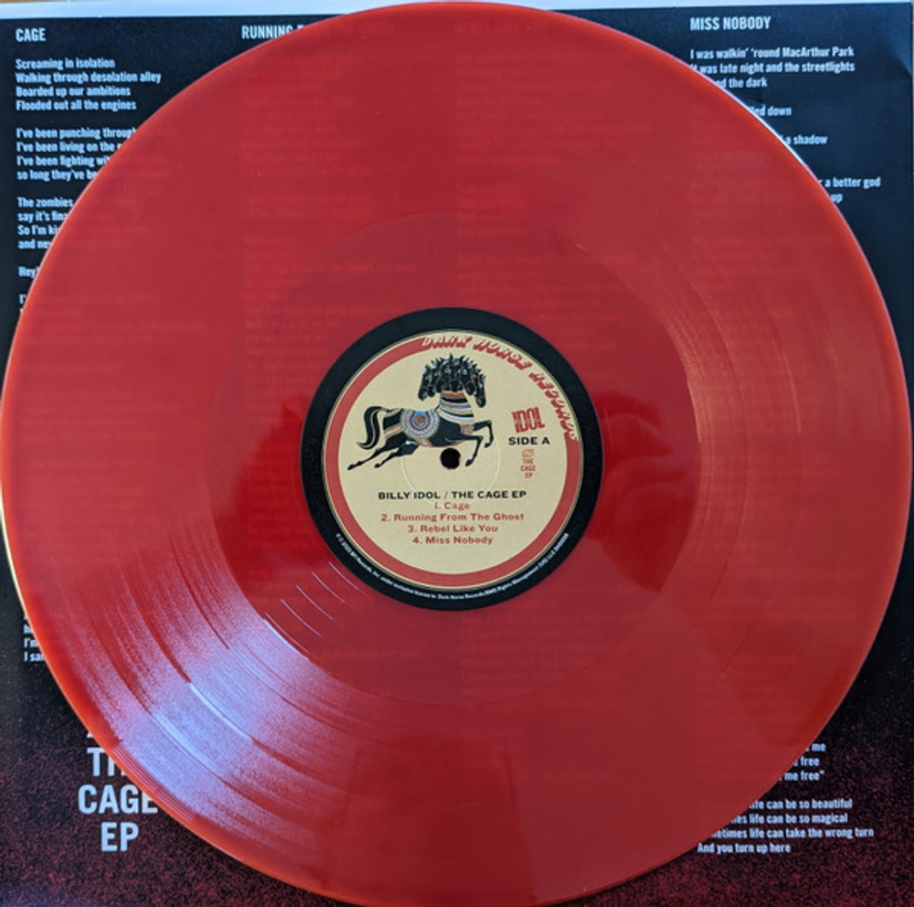Billy Idol / The Cage (Coloured Vinyl)(12" Vinyl EP)