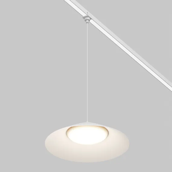 Уличный трековый светильник Кампана / Campana Elasity IP 3000K 12Вт 120° белый Outdoor o-tr01-1-p-12ww3k