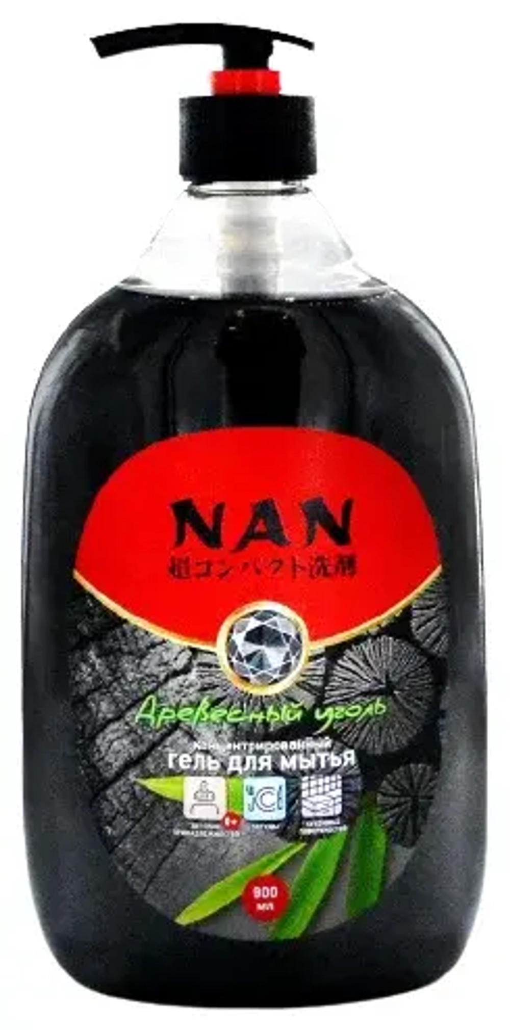 Концентрированный гель для мытья посуды NAN