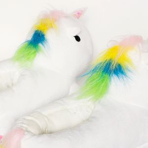 Тапки Rainbow Unicorn White