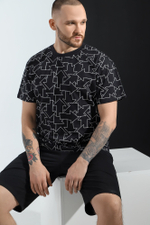 Пижама мужская шорты+футболка КП-087