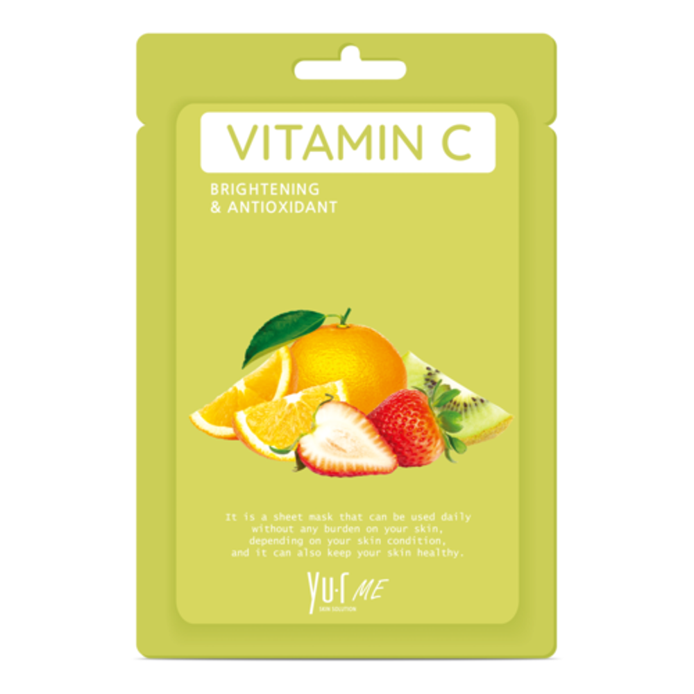 Маска тканевая с витамином C YU.R ME Vitamin C sheet mask, 25 г