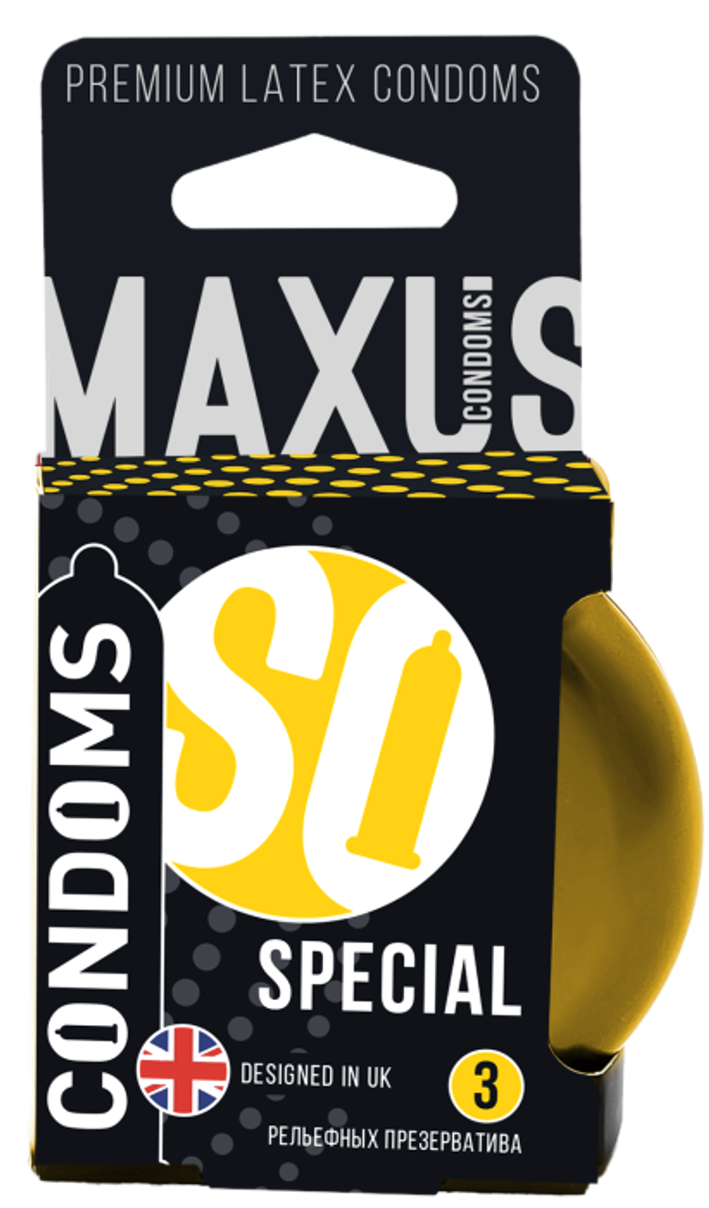 Презервативы в железном кейсе точечно-ребристые MAXUS Special №3