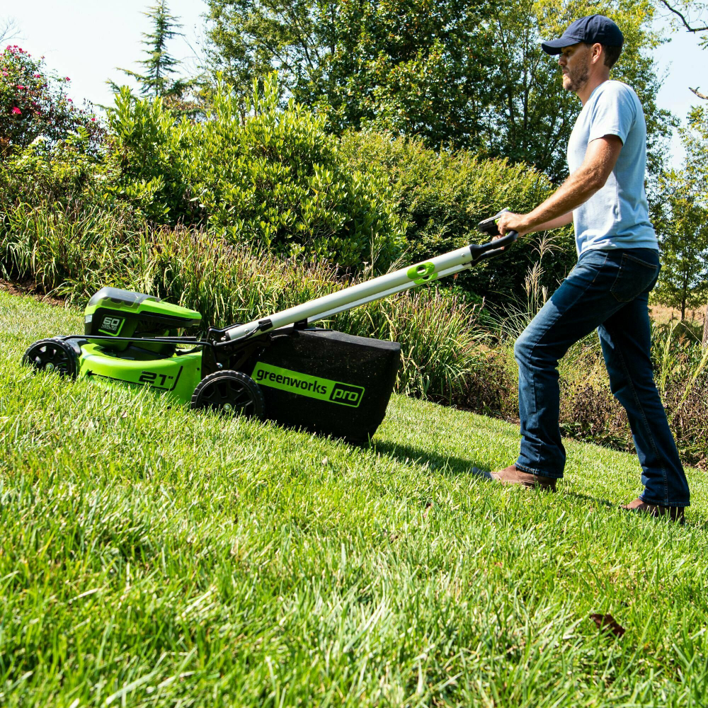 Газонокосилка аккумуляторная самоходная GREENWORKS GD60LM51SP 60В,51см,б/щ,без АКБ и ЗУ (2514307)