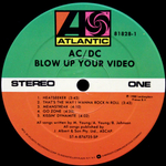 AC/DC / Blow Up Your Video (LP)