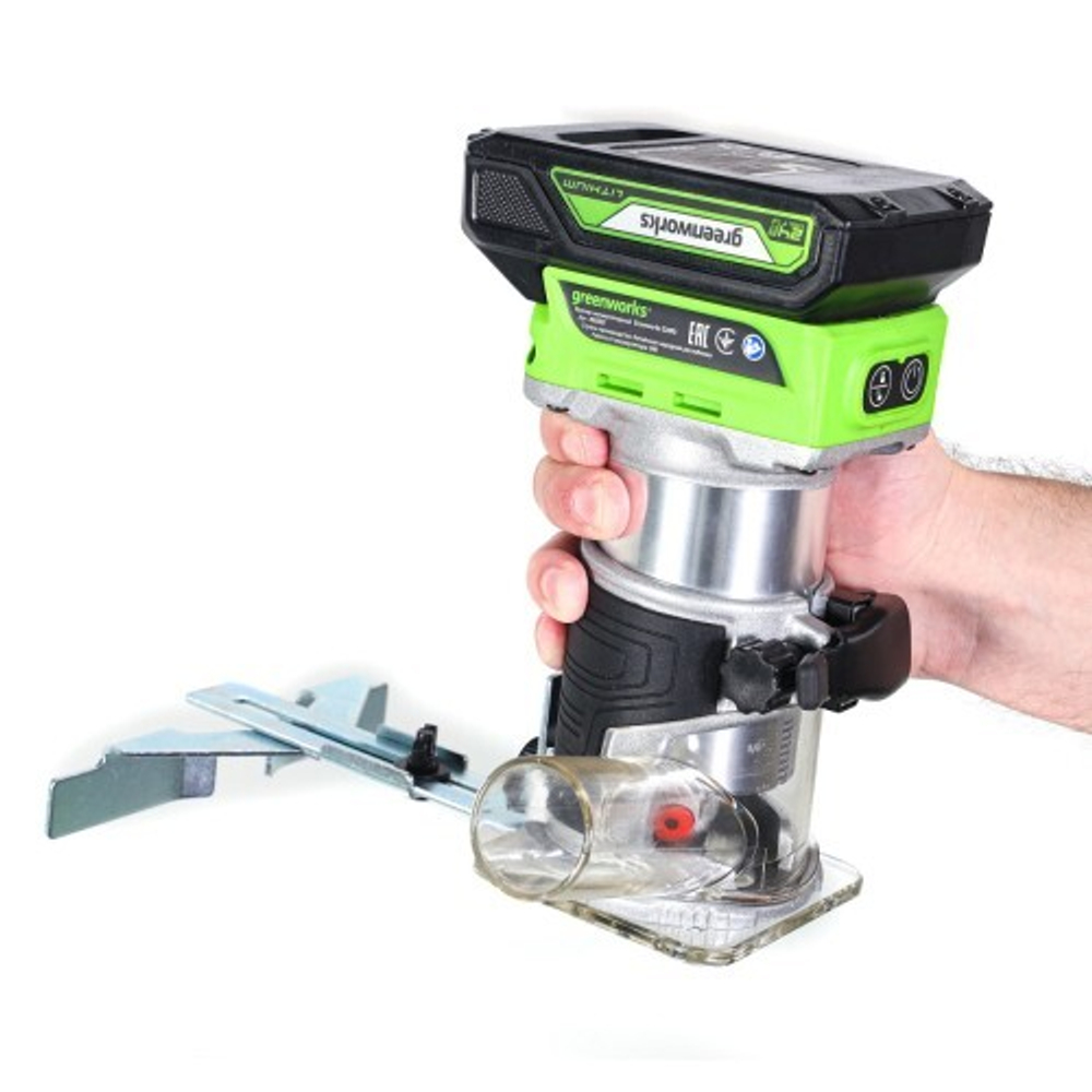 Фрезер аккумуляторный GREENWORKS G24RO, бесщеточный без АКБ и ЗУ 3502507