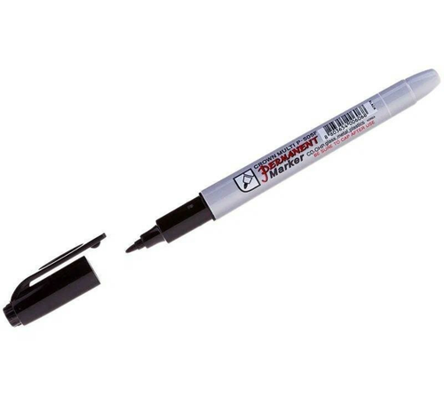 МАРКЕР ПЕРМАНЕНТНЫЙ MULTI MARKER SUPER SLIM 1ММ ЧЕРН CROWN 08-8001
