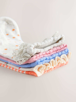 Носки хлопковые для девочки Next E99-474, 5 шт., Розовый, Голубой, Серый