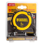 Рулетка 5м х 32мм, автоматич. фиксац., нейлон. покрытие, магнит. зацеп, двухстор. разметка Denzel