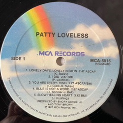 Винтажная виниловая пластинка LP Patty Loveless (USA 1987)