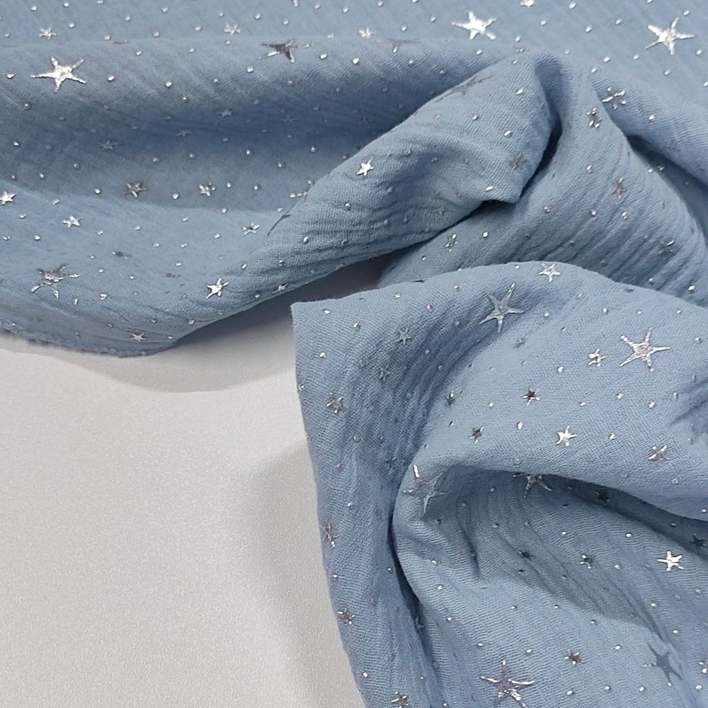 Сизо-серый с серебряными звёздами