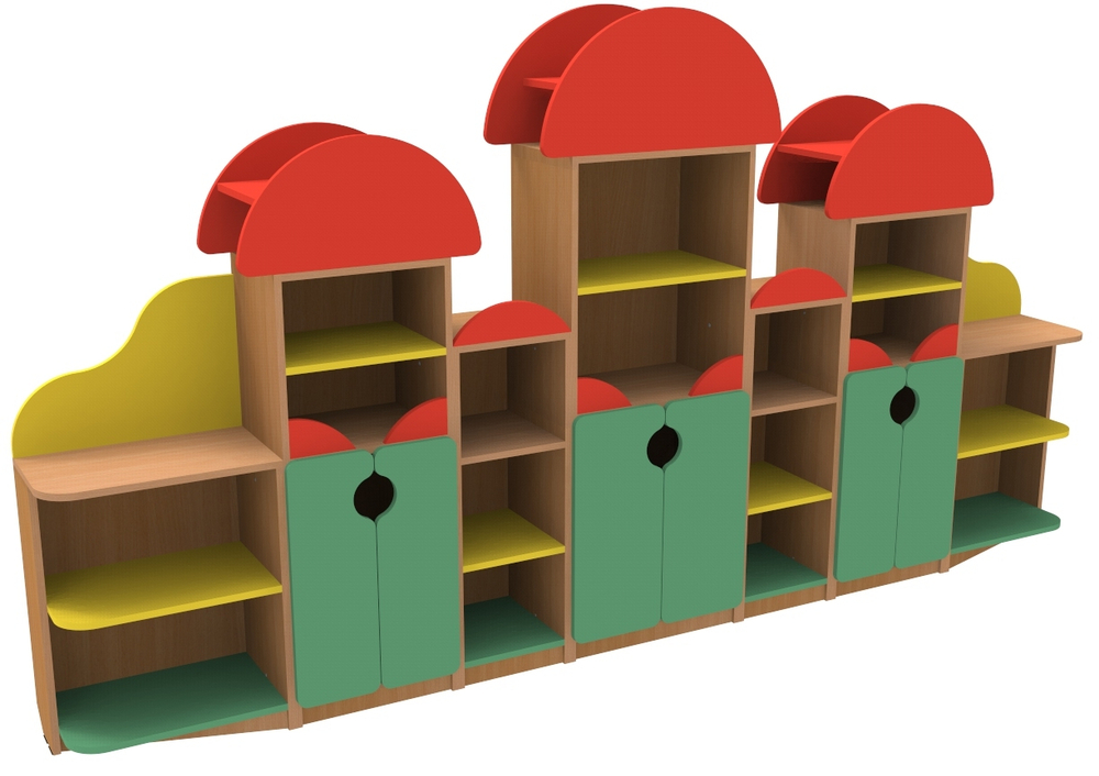 Комплект стеллажей "Грибная поляна"