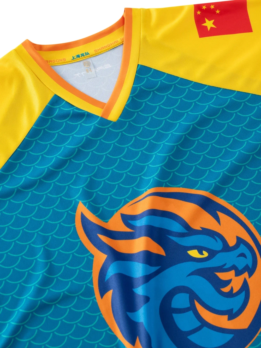 Футболка-джерси сублимационная синяя