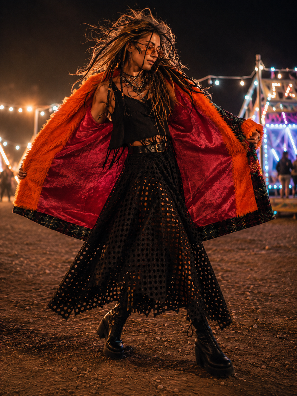 Фестивальное пальто в стиле boho