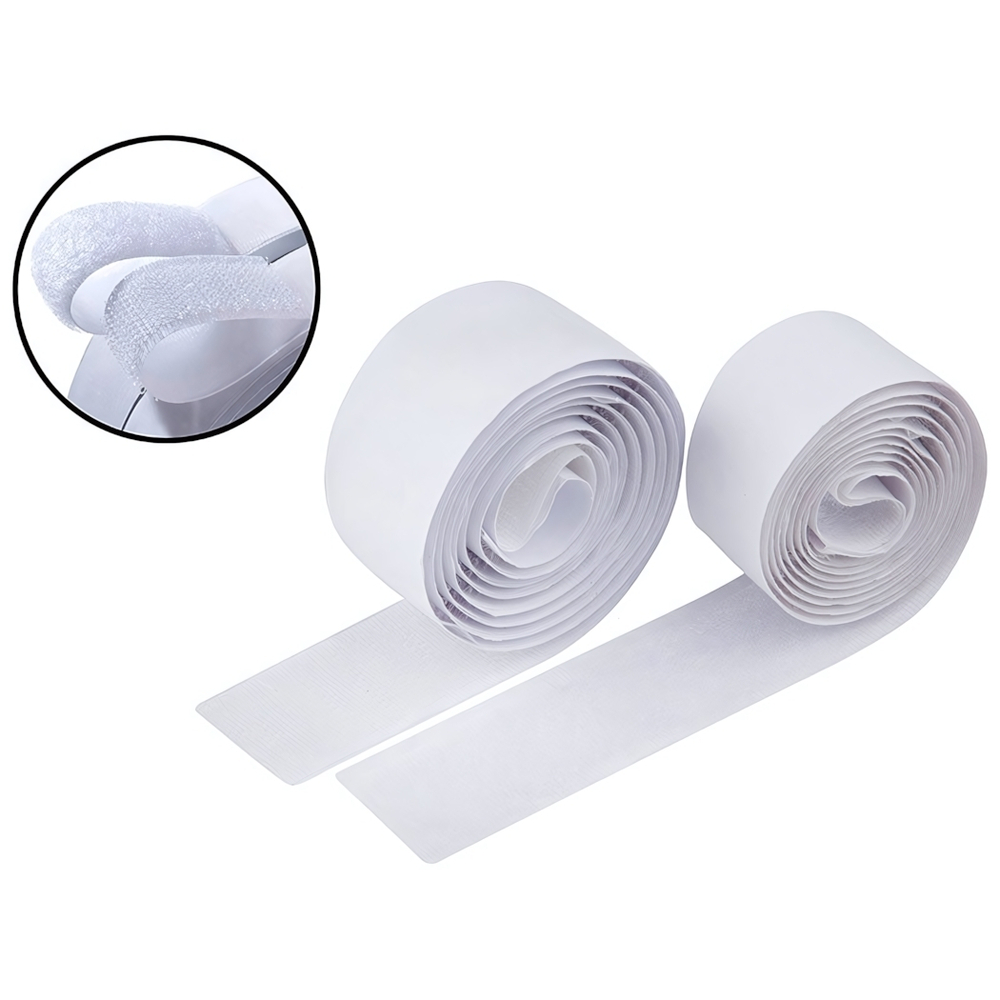 Лента-липучка самоклеящаяся 25мм*1м, цвет белый