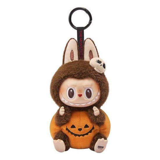 Коллекционная фигурка POPMART Happy Halloween Party Series-Sitting Pumpkin Vinyl Plush Pendant