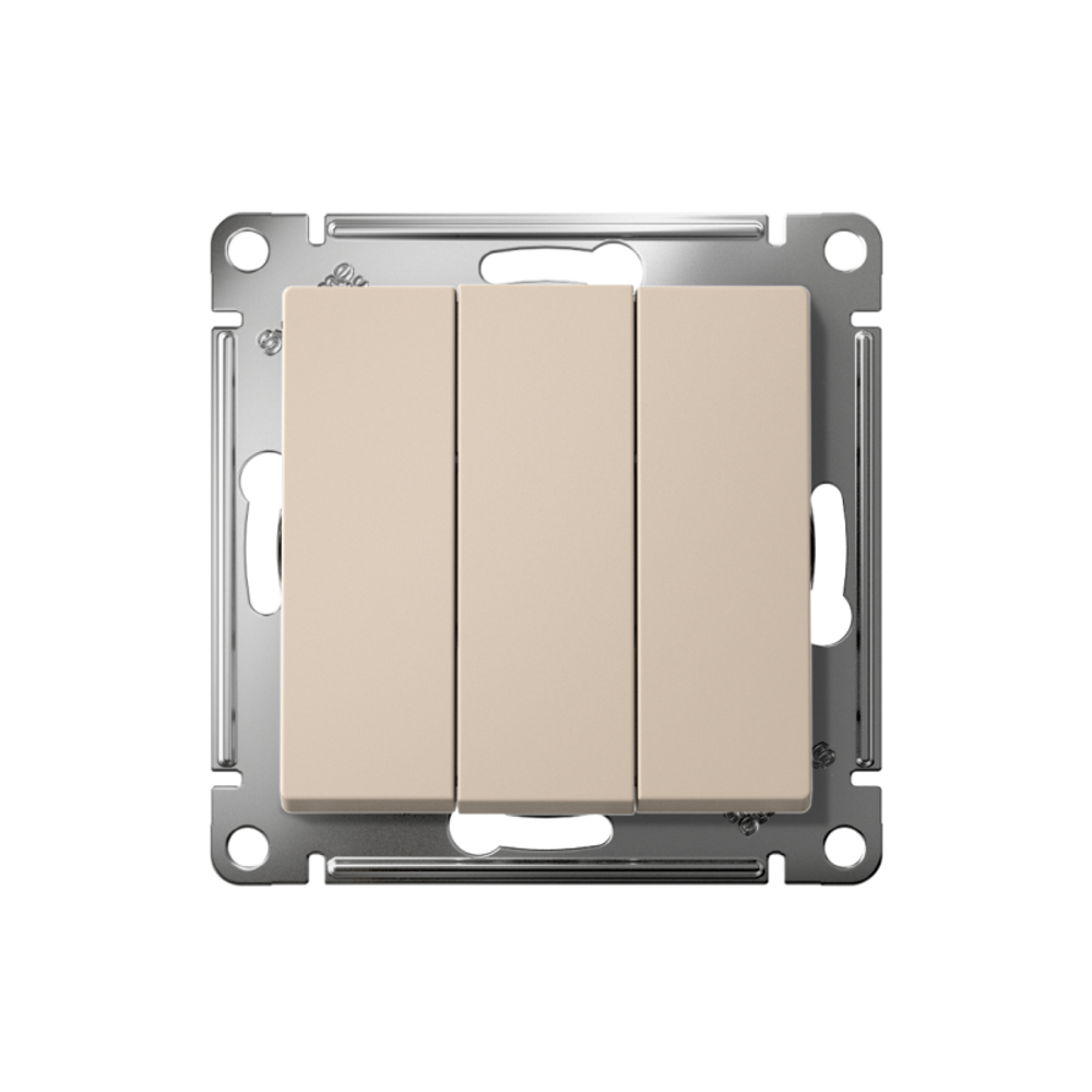 Выключатель 3-кл. AtlasDesign (сх. 1+1+1) 10AX механизм песочн. SE ATN001231