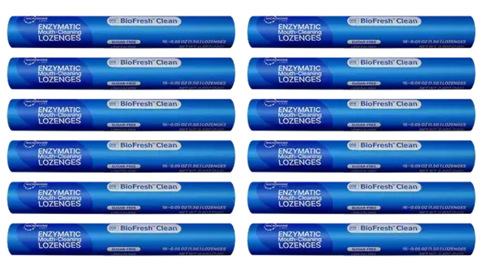 MicrobiomeLabs - Enzymatic Mouth Cleaning Lozenges