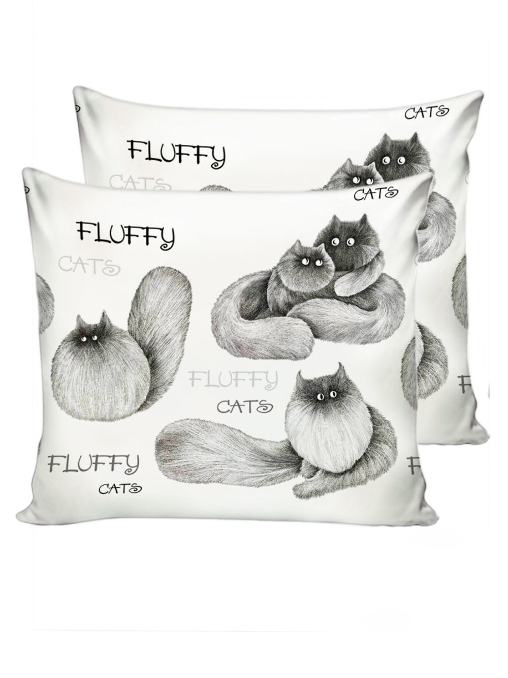 Наволочка комплект 2шт Сказка "Флиппи" 70х70 см, поплин