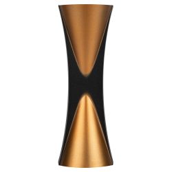 Декоративная подсветка ЭРА WL43 BK+GD светодиодная 6Вт 3500К черный/золото IP54 для интерьера, фасадов зданий