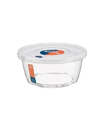 "Simple" Контейнер пластик 0,6л круг 14х7см